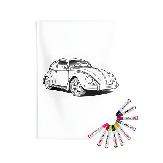 Vintage Style Car Indoor Wall Hanging