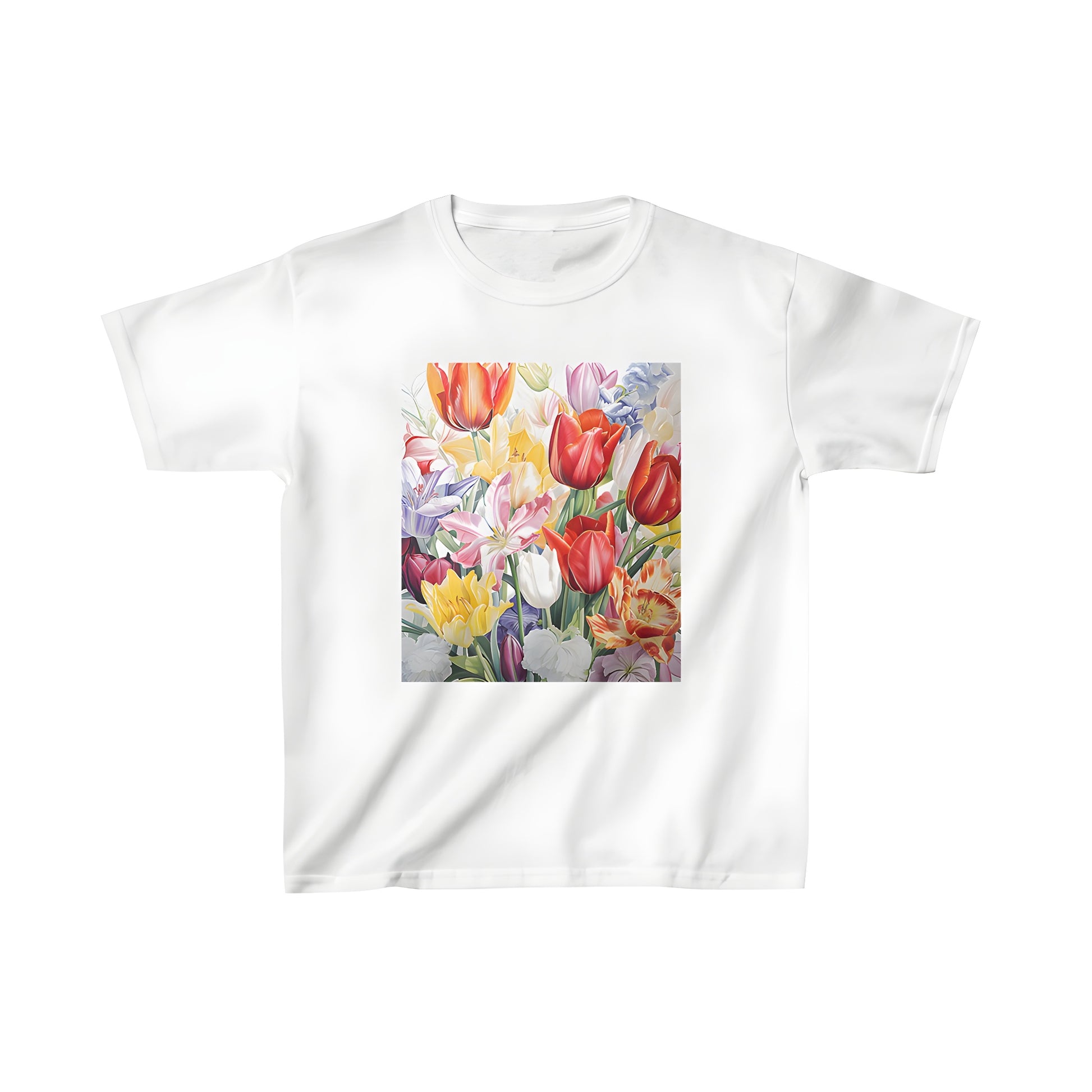 Vibrant Kids' T-Shirt with Floral Design