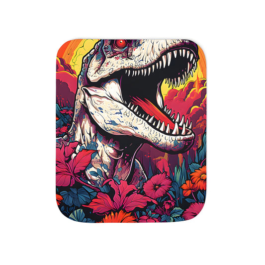 Blankets with T-Rex designs, King of the Dinosaurs throw blankets, Prehistoric Dinosaur blanket