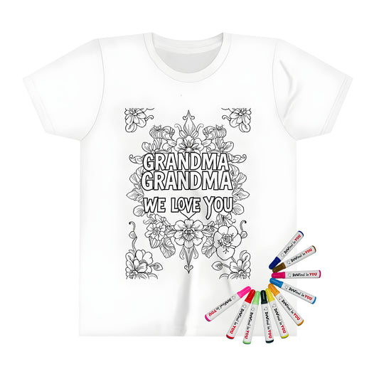 Grandma appreciation t-shirts for kids