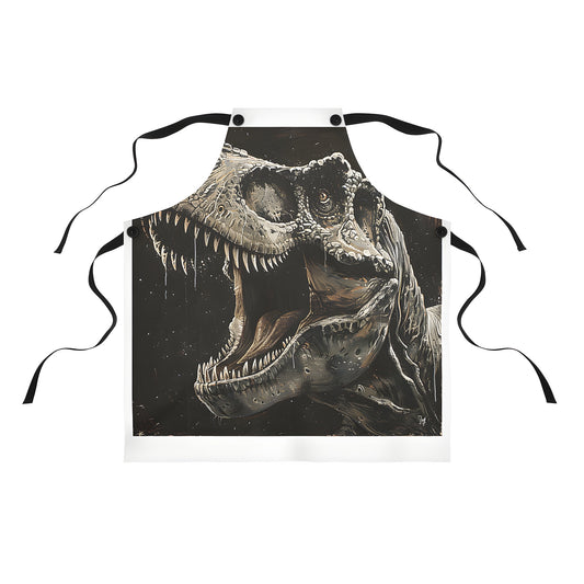 Colorful Tyrannosaurus Rex apron for dinosaur fans