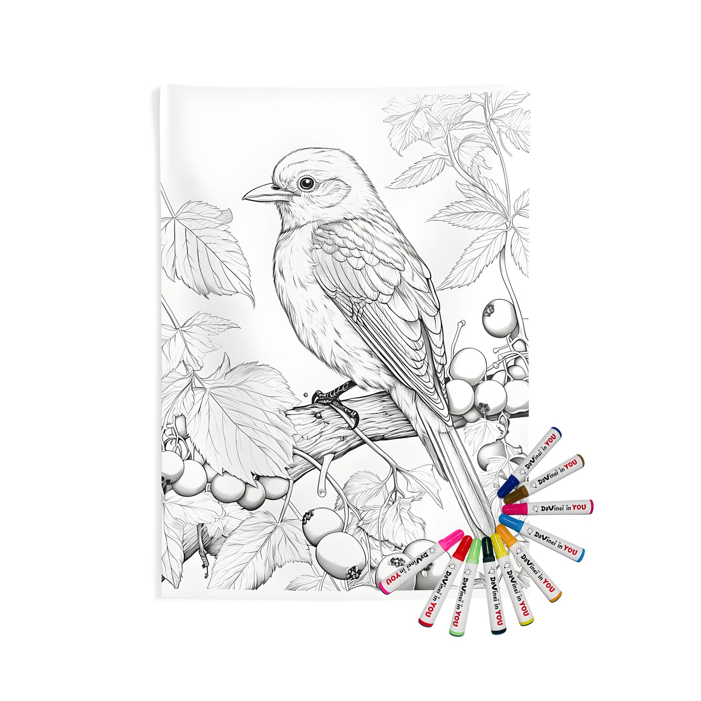 Indoor wall tapestries for adults featuring colorful bird designs and nature inspired patterns