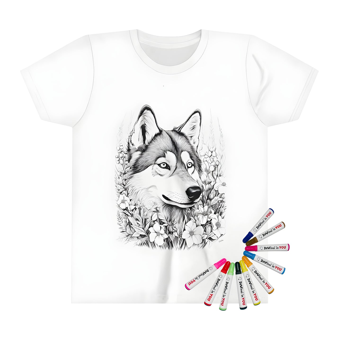 Wolf nature artwork t-shirt design