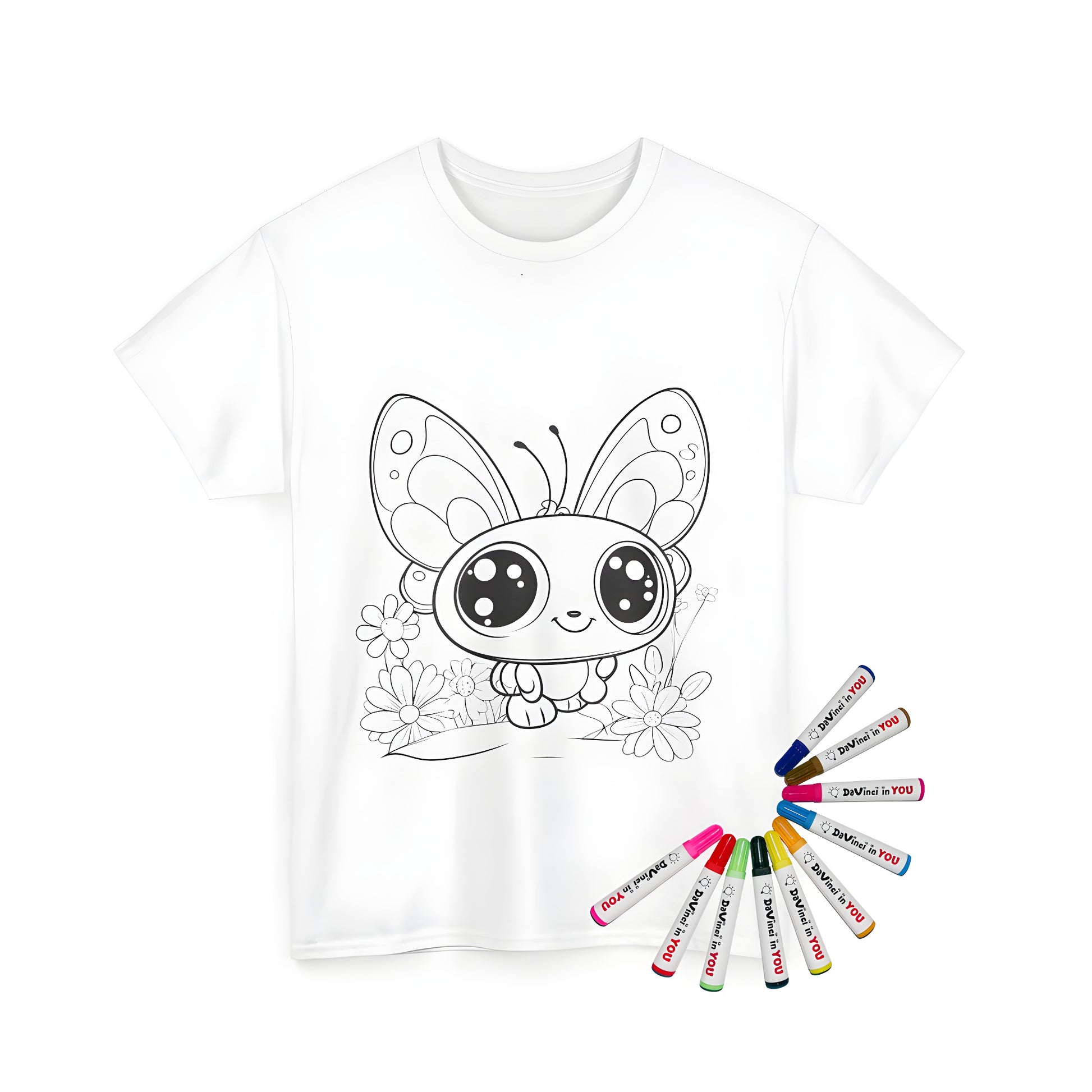 Unisex t-shirt with cute butterfly design