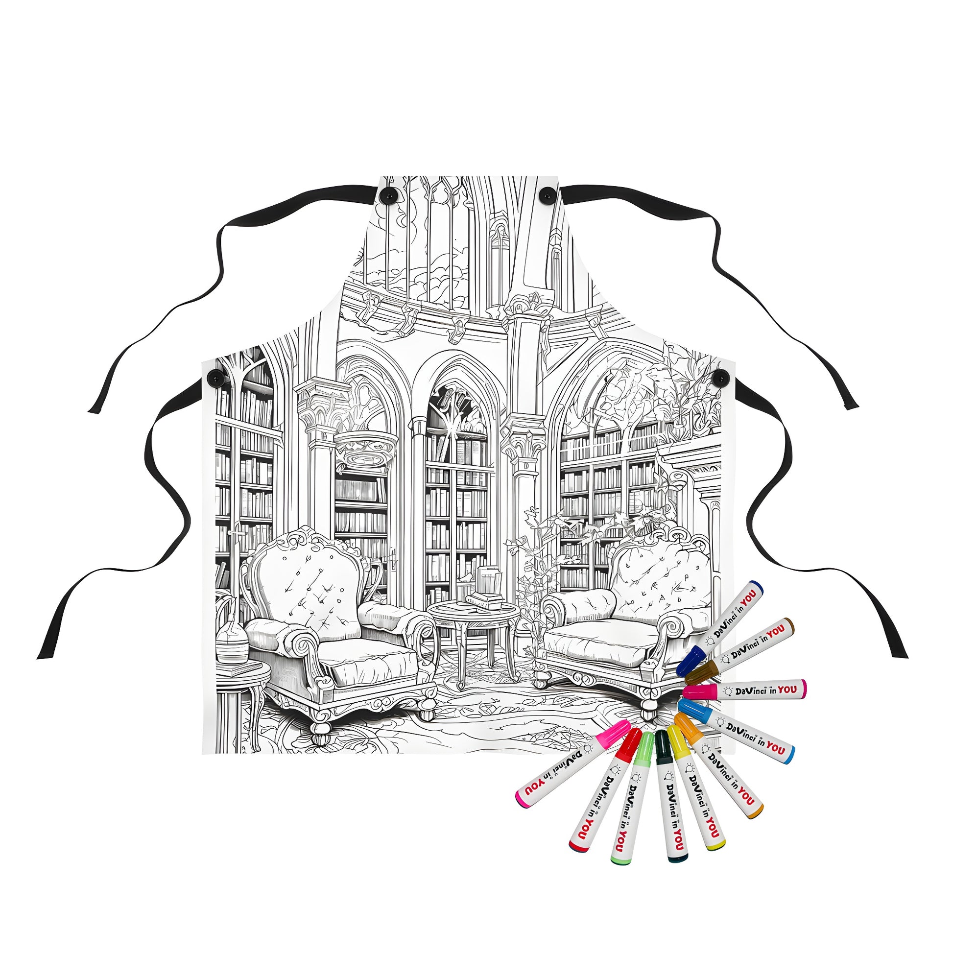 Library Apron Library Apron Coloring Kit Set | DaVinci in You – Davinci in You