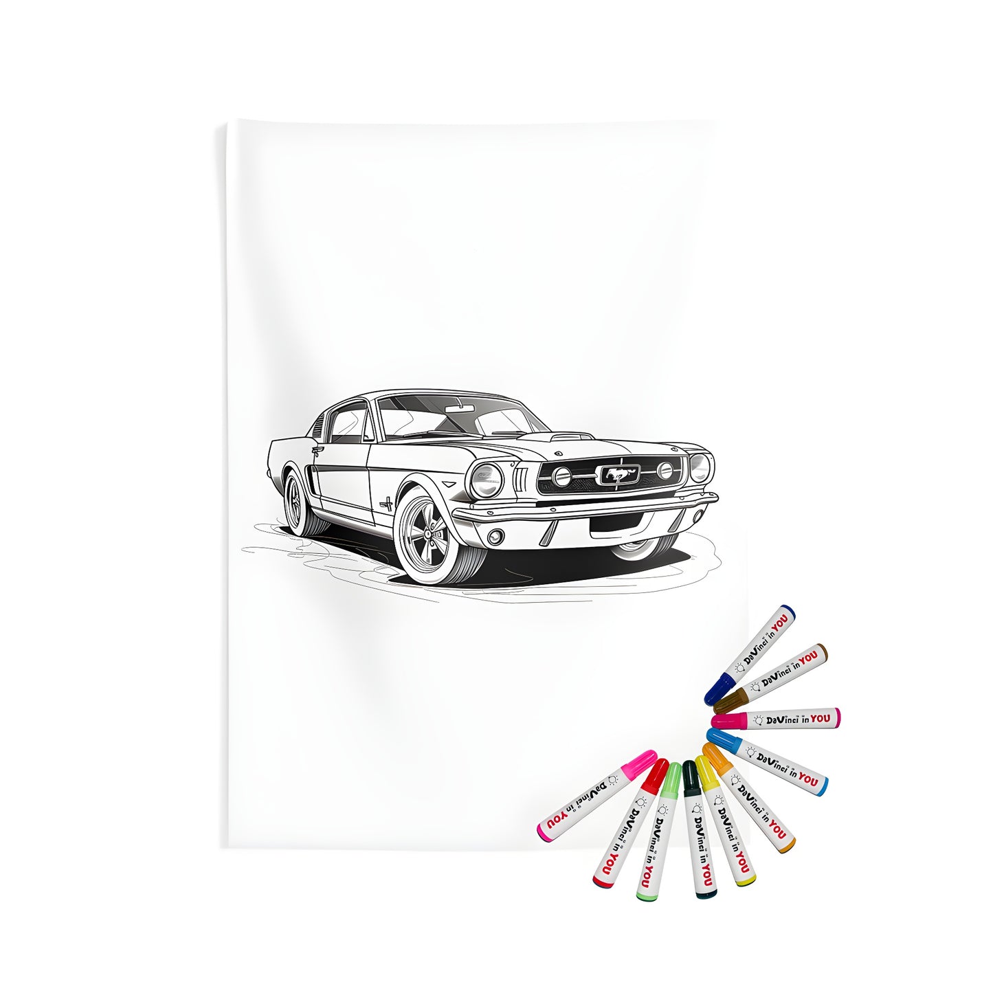 Vintage American Muscle Car Print