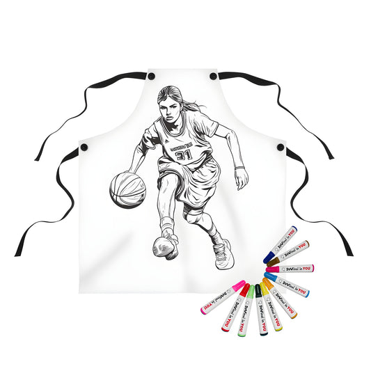 Basketball Jersey Apron Design