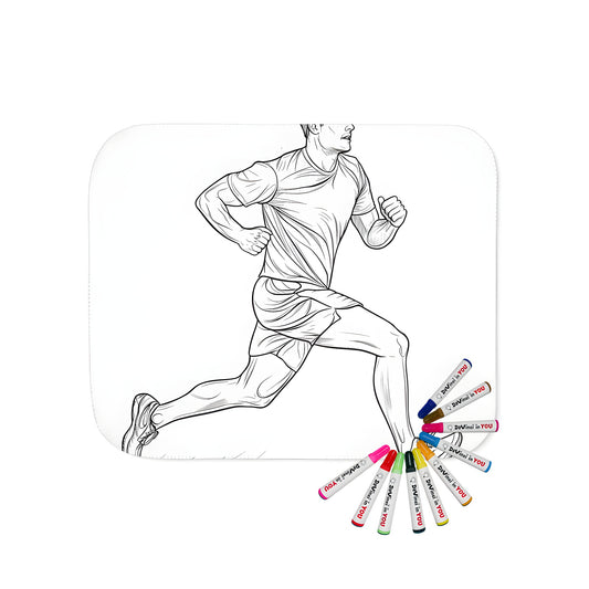 Free Running Coloring Page (Printable PDF) | DaVinci in You – Davinci ...