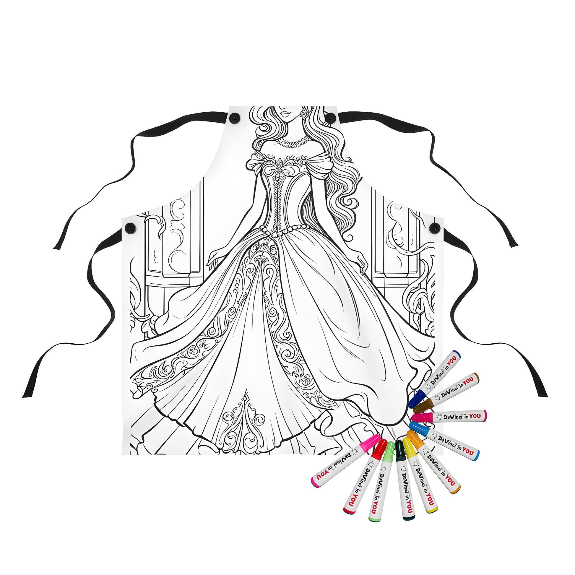 Apron with elegant princess design