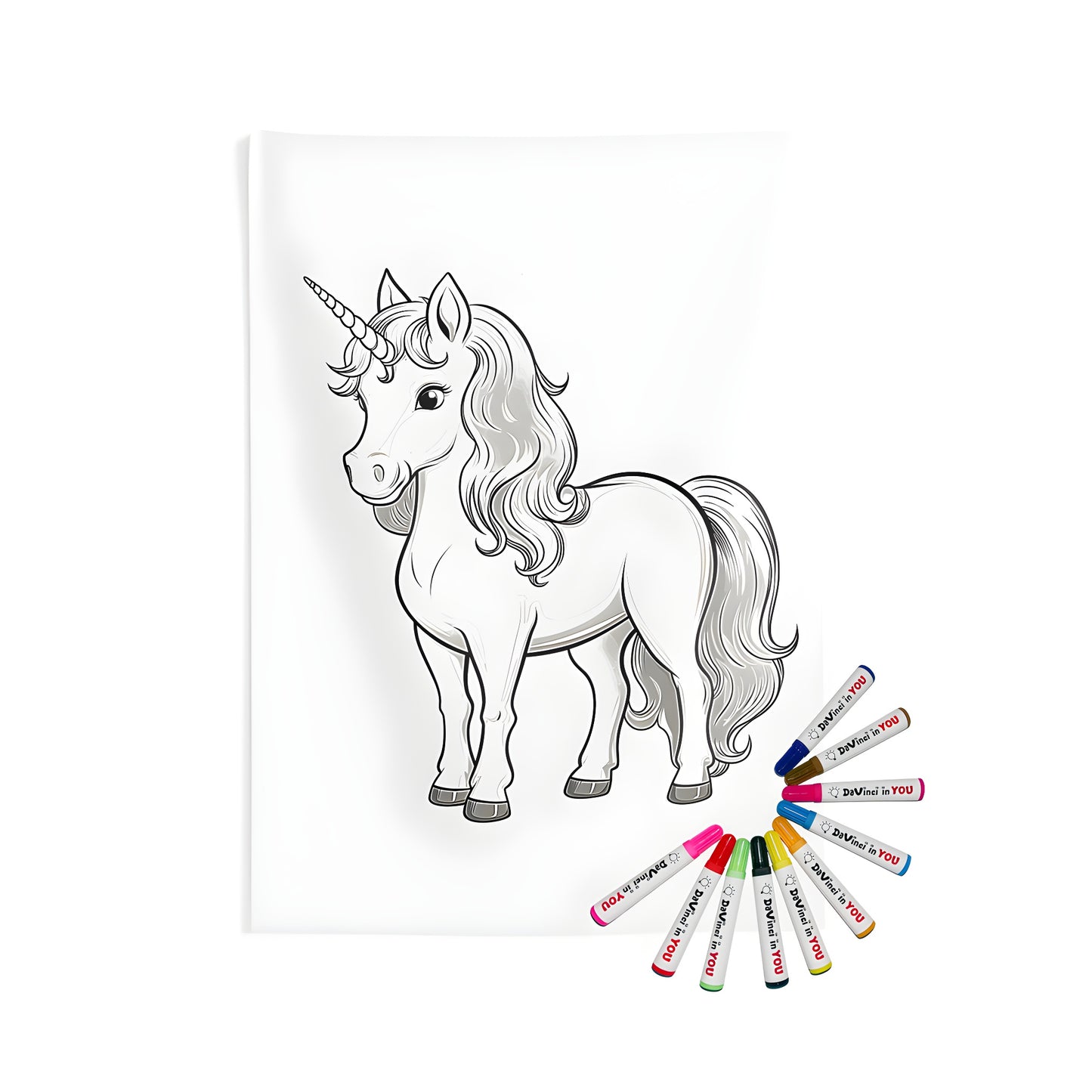 Wall tapestries, unicorn wall hanging, mythical beast decor