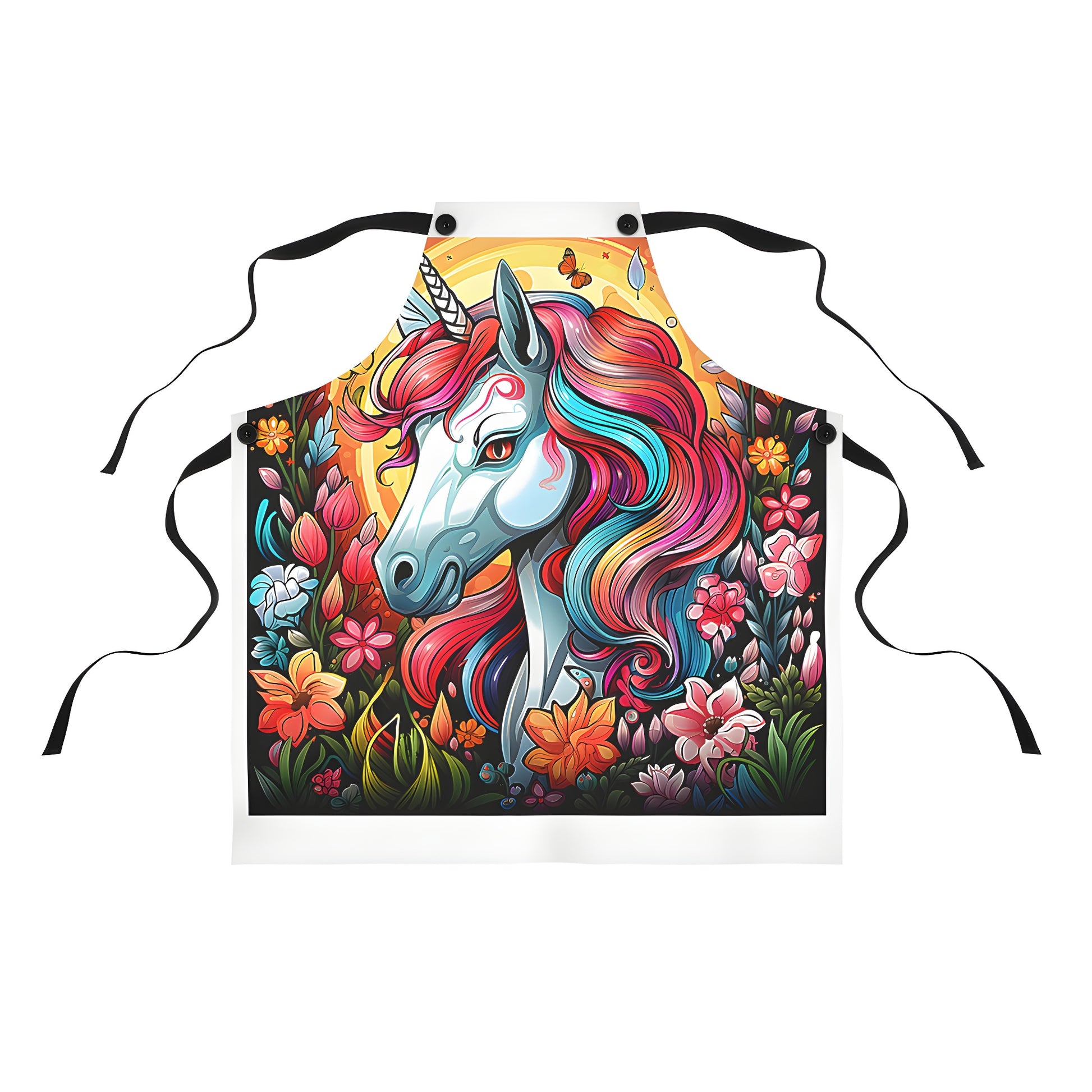 Colorful Unicorn Apron Design