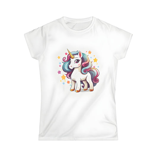 Vibrant unicorn graphic tee