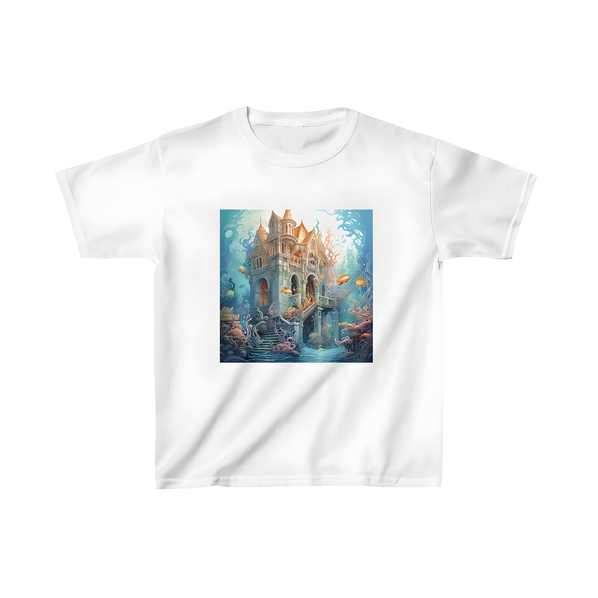 Kid's T-Shirt featuring an underwater kingdom