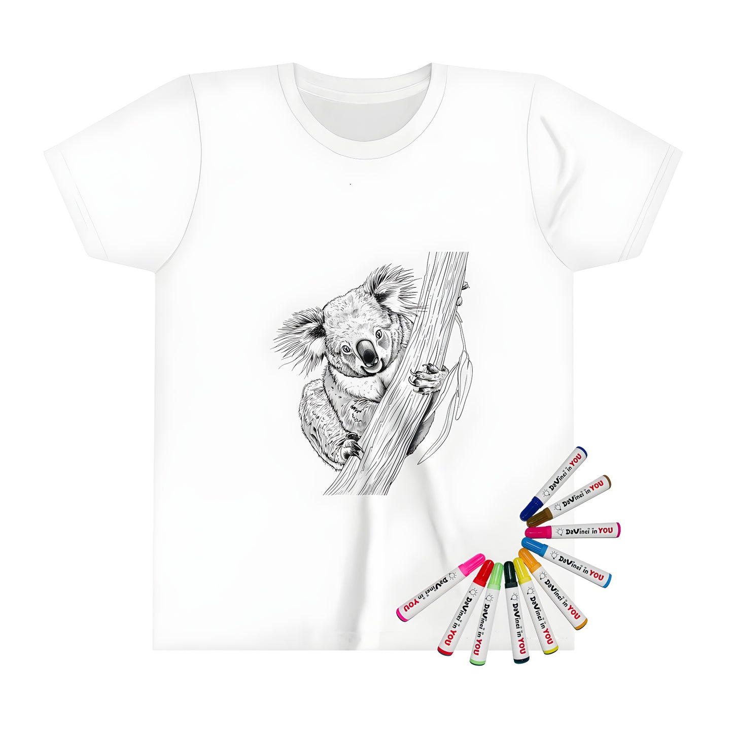 Kid's t-shirt featuring an adorable koala or marsupial illustration