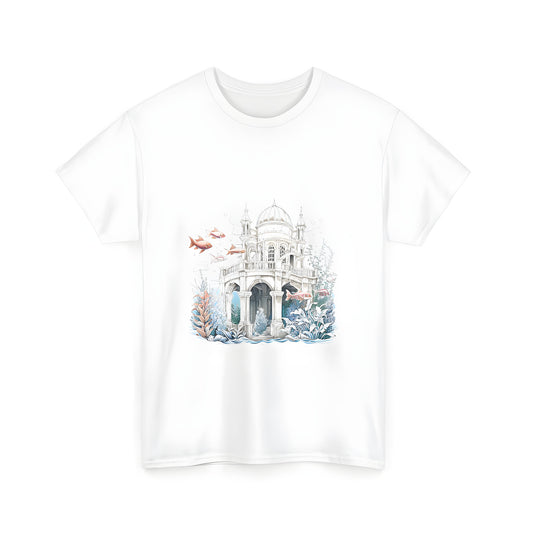 Submerged Temple Shirt - Colorful Unisex Tee