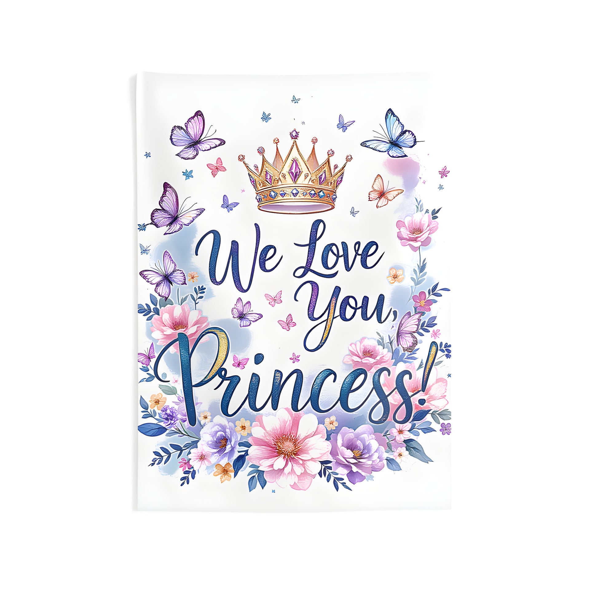 Colorful Graphic Design Indoor Wall Tapestries with Princess Royal Celebration Home Decor