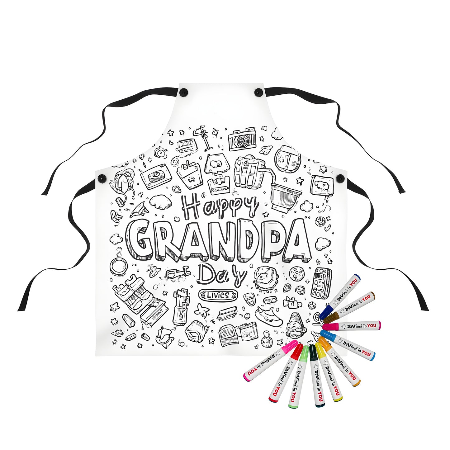 Grandparent's Day apron for kids, grandparents day gift ideas, grandma and grandpa day celebration