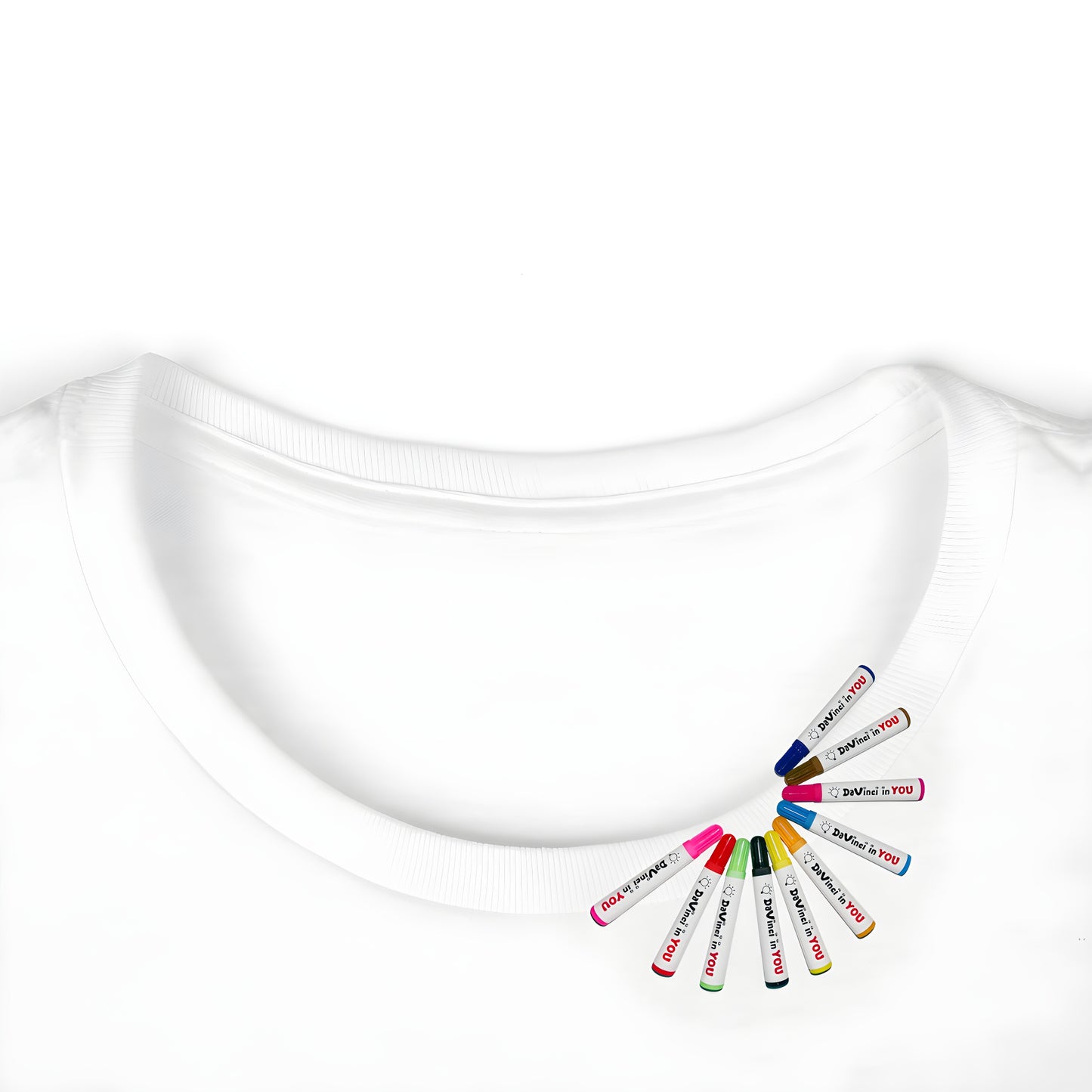 Women's Eagle graphic t-shirt coloring kit with fabric markers for adults